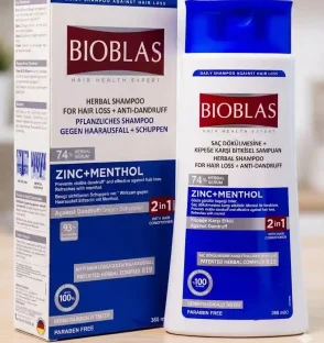 Bioblas Zinc + Menthol Anti-Dandruff Shampoo
