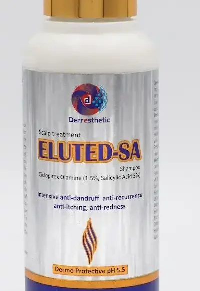 Eluted SA Anti Dandruff Shampoo 120ml for itchy scalp and dandruff