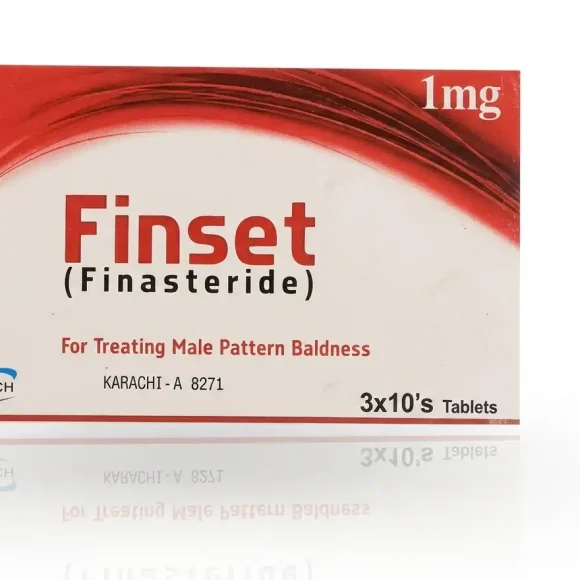 Finset 1mg tablets Finasteride for male pattern baldness