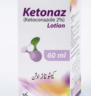 Ketonaz Antifungal Lotion 60ml for skin and scalp