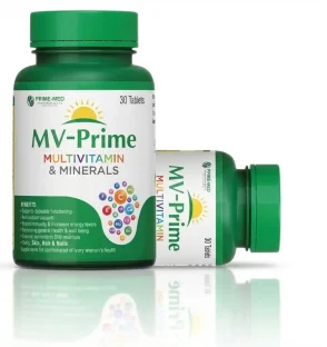 Mv Prime multivitamin and mineral tablets pack of 20
