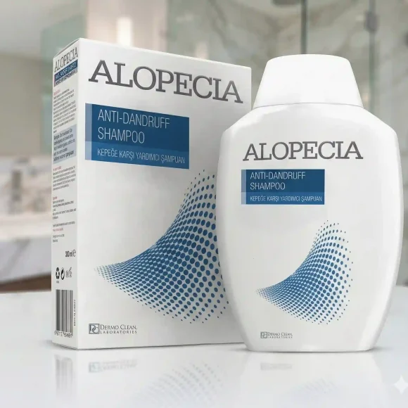 Alopecia Anti-Dandruff Shampoo bottle for scalp care and dandruff control