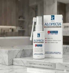 Alopecia Anti-Hair Loss Dermal Spray bottle for scalp treatment