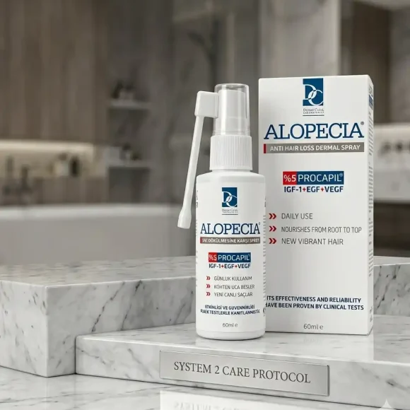 Alopecia Anti-Hair Loss Dermal Spray bottle for scalp treatment