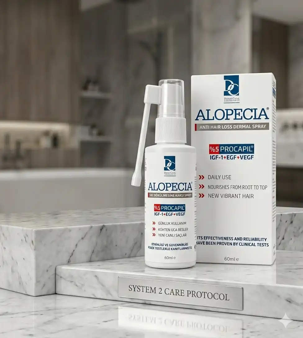 Alopecia Anti-Hair Loss Dermal Spray bottle for scalp treatment