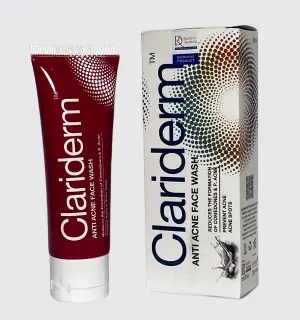 Clariderm Face Wash 60ml anti-acne face wash for oily and acne-prone skin