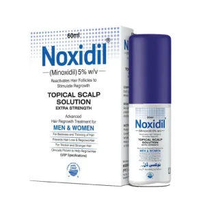Noxidil Topical Scalp Solution 60ml for hair thinning treatment