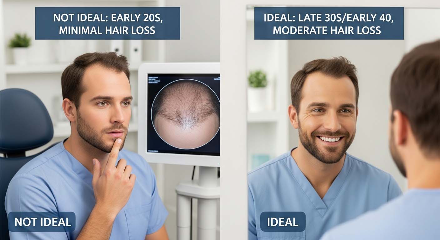 The Ideal Time or Optimal Age for a Hair Transplant?